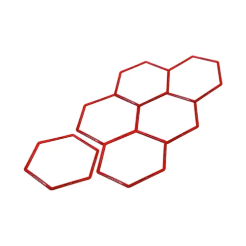 Hexagon-Hoop-Set-Red Hexagon Hoop Set