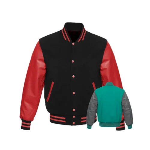 Varsity-Leather-Sleeve-Jacket Varsity Leather Sleeve Jacket